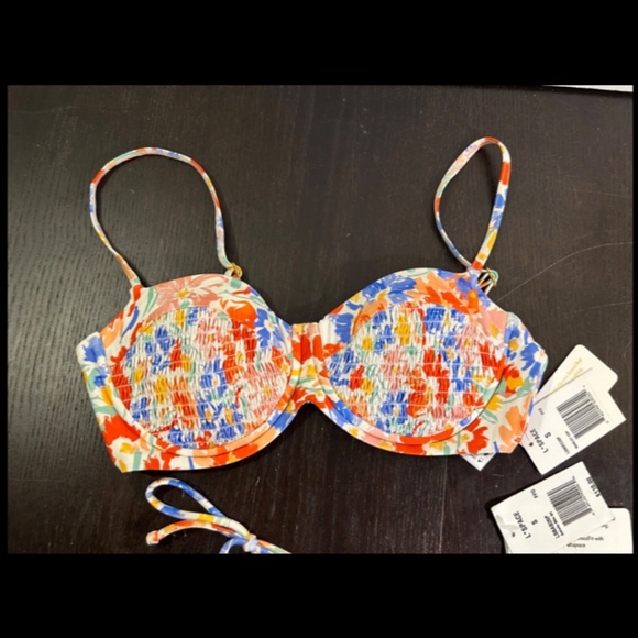 L*Space 3pc Bikini Set Marley Top Aubree & Barlette Bottoms Forever Flowers Sz S - Picture 5 of 15